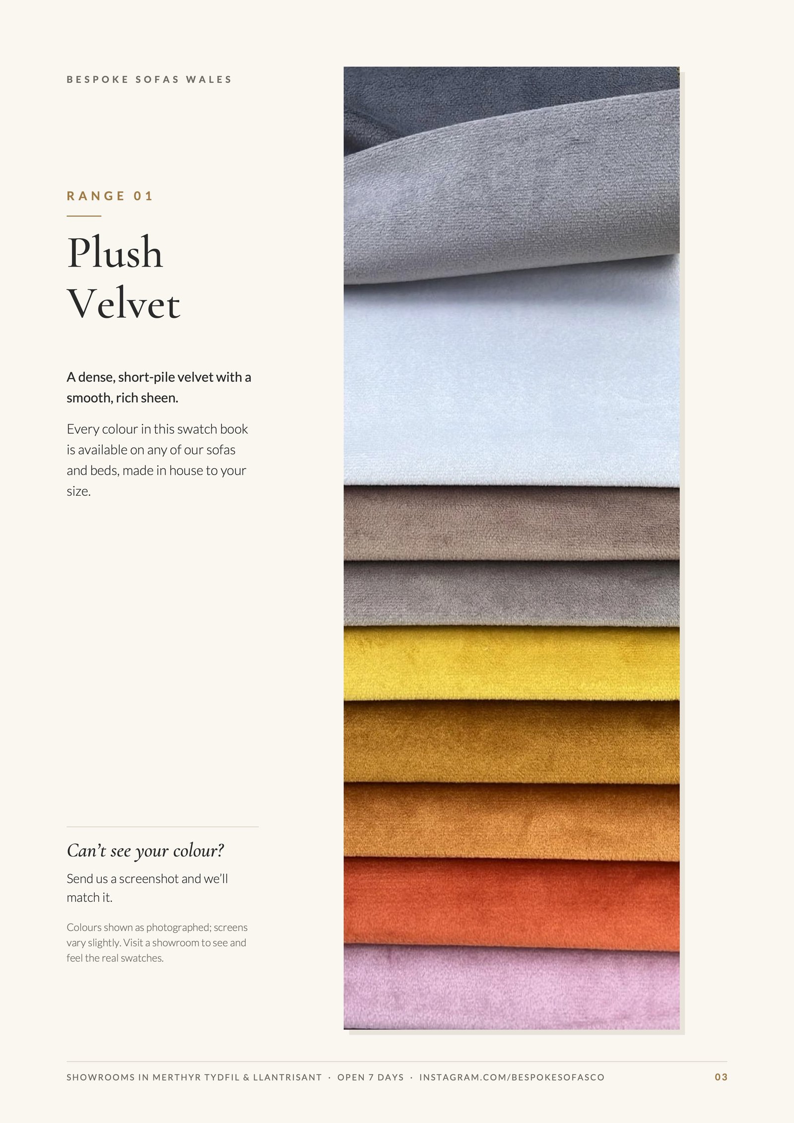 Fabric collection, page 3