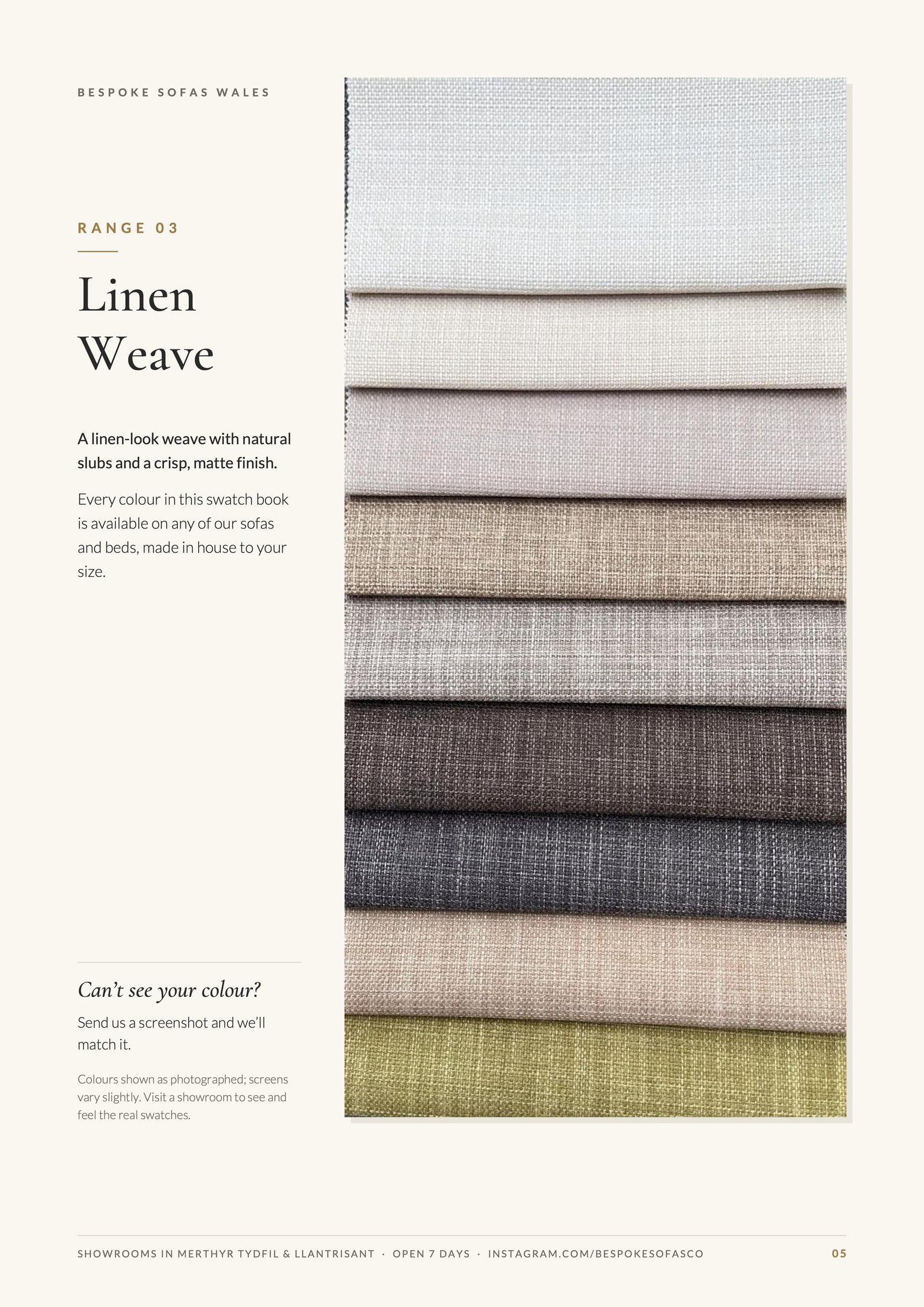Fabric collection, page 5