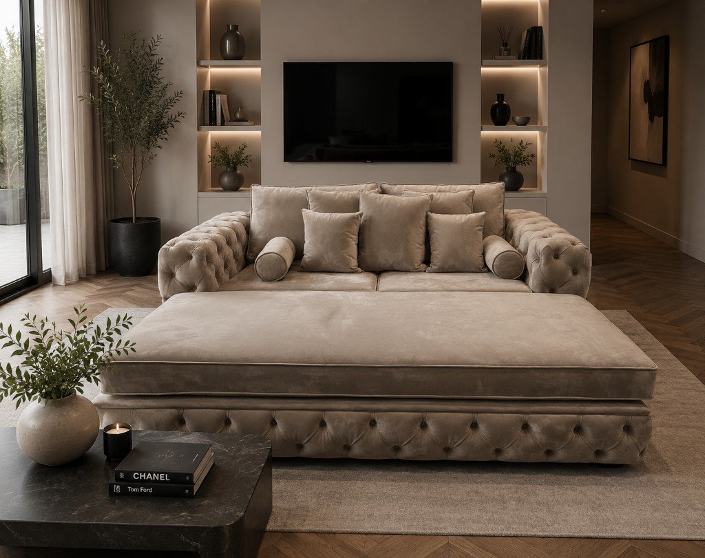 Sofa, taupe