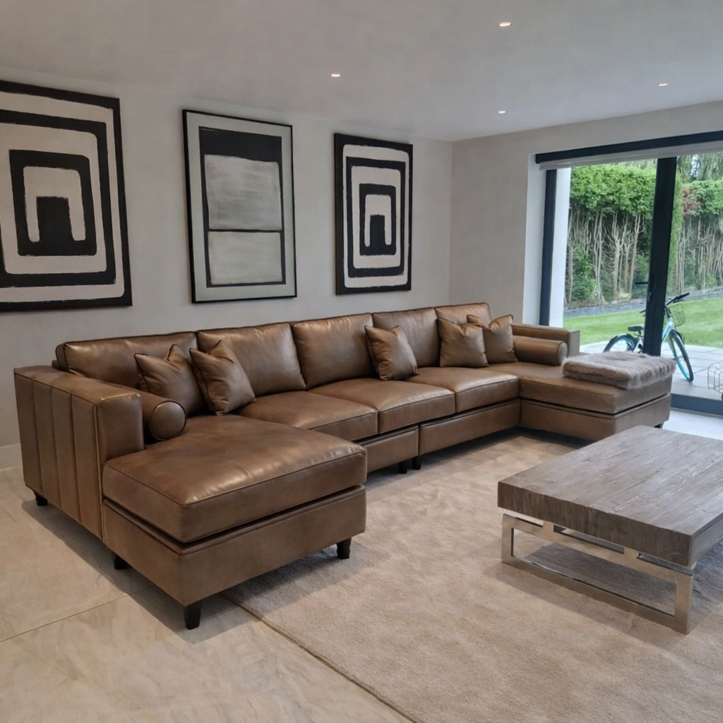 luxury bespoke sofa handcrafted to order in the UK